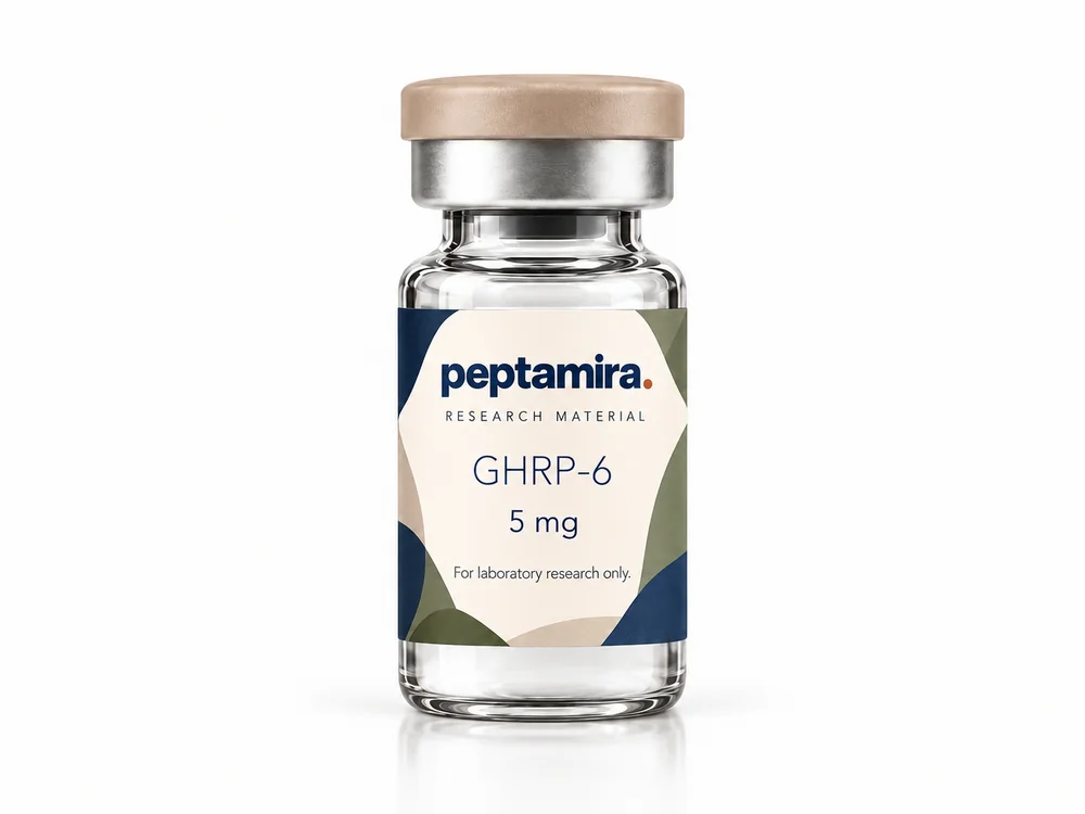 Peptamira GHRP-6 5 mg research vial